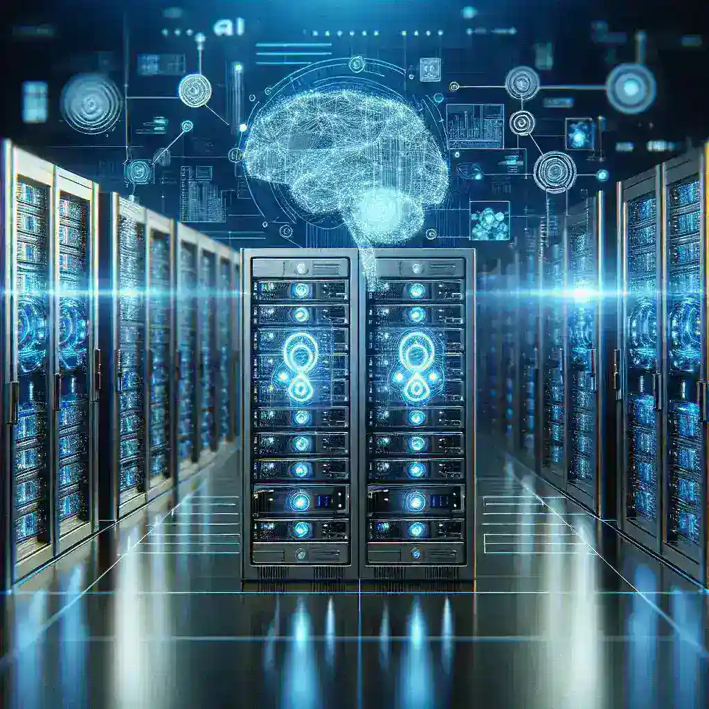 "Microsoft AI Model Competitor Launch from Their Data Centers - Visual Representation of Cutting-Edge Technology"